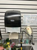 SOAP AND PAPER TOWEL DISPENSER