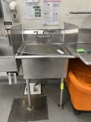 STAINLESS STEEL SINGLE BASIN SINK