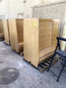 DOUBLE SIDED WOOD MERCHANDISERS