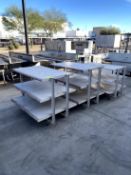 PORTABLE 3 TIER MERCHANDISERS
