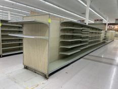 68' RUN OF GONDOLA SHELVING