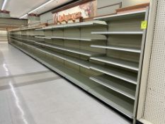 66' RUN OF GONDOLA SHELVING