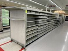 52' RUN OF GONDOLA SHELVING