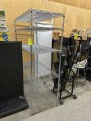 HDX 4 TIER WIRE STORAGE RACK