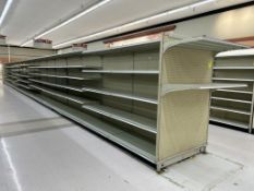 67' RUN OF GONDOLA SHELVING