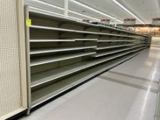 68' RUN OF GONDOLA SHELVING