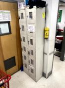 12 DOORS OF EMPLOYEE METAL LOCKERS