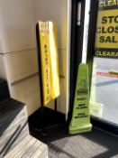 UMBRELLA BAGS AND WET FLOOR SIGNS