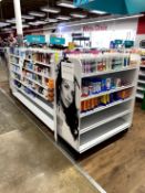 8FT RUN OF MADIX SHELVING