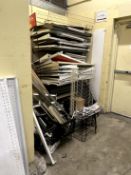 ALL LOOSE SHELVING IN BACK CORNER