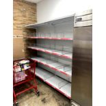 8FT RUN OF MADIX SHELVING