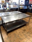 STAINLESS STEEL TABLE