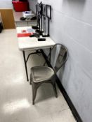 ALL FOLDING TABLES AND CHAIRS IN FIRST OFFICE