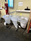 FRAME FOR WASTE LINER
