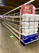 88FT RUN OF MADIX GONDOLA SHELVING