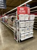 84FT RUN OF MADIX GONDOLA SHELVING