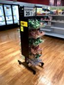 MERCHANDISER ON CASTERS