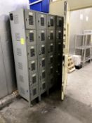 24 DOORS OF METAL EMPLOYEE LOCKERS