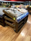 6FT WOOD PRODUCE SLANT TABLES