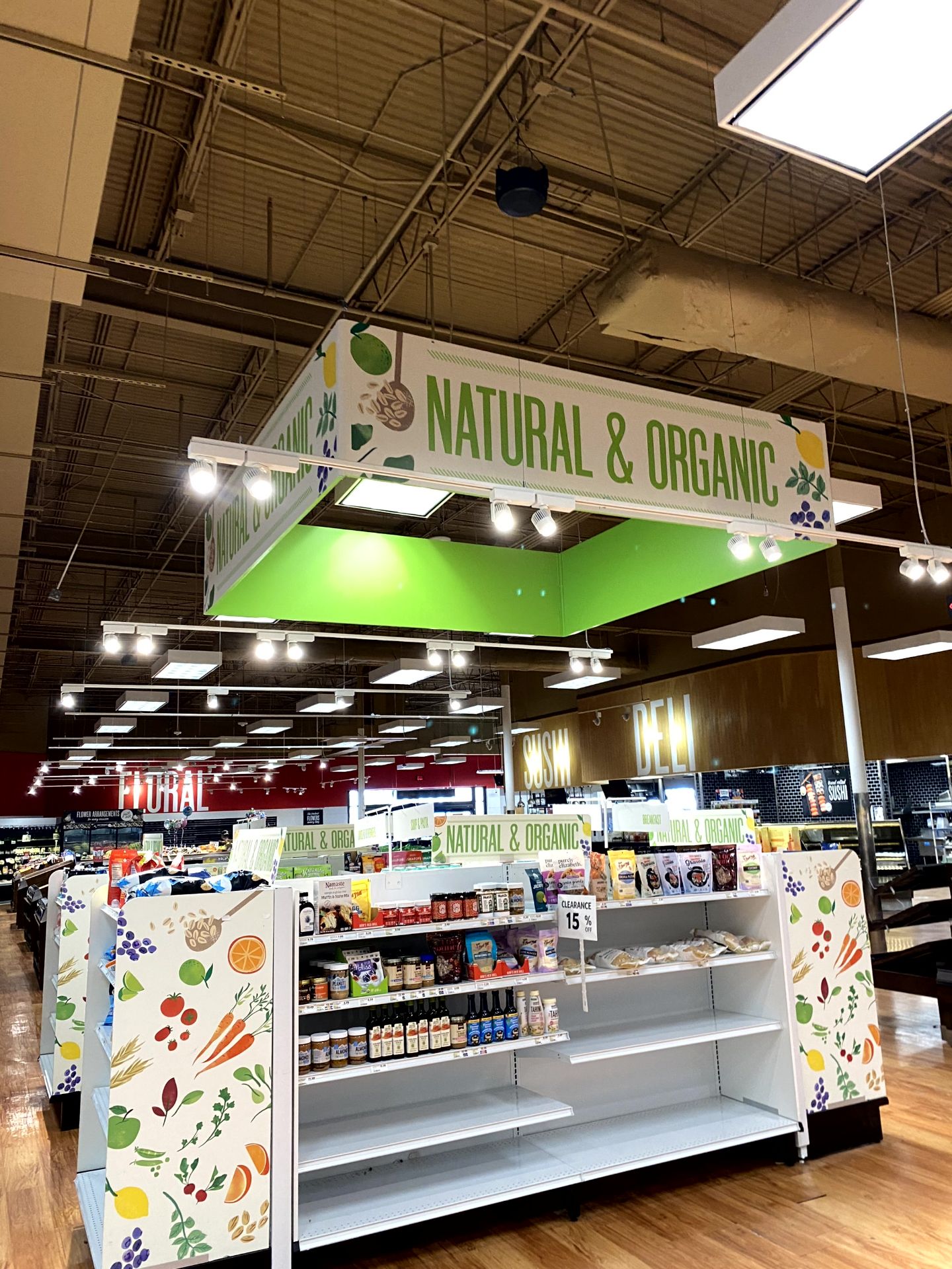 WINE AND ORGANIC SIGNAGE - Image 2 of 2