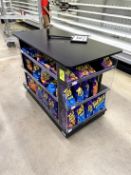 MERCHANDISER ON CASTERS