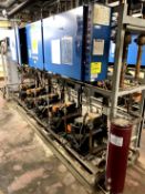 1995 HUSSMANN 5 PUMP COMPRESSOR RACK