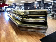 24FT RUN OF BARKER DELI SERVICE CASES