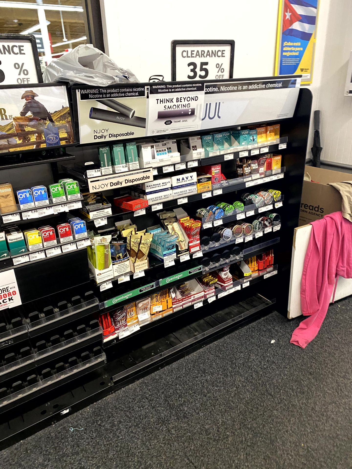 TOBACCO SHELVING IN CUSTOMER SERVICE AREA - Image 2 of 3