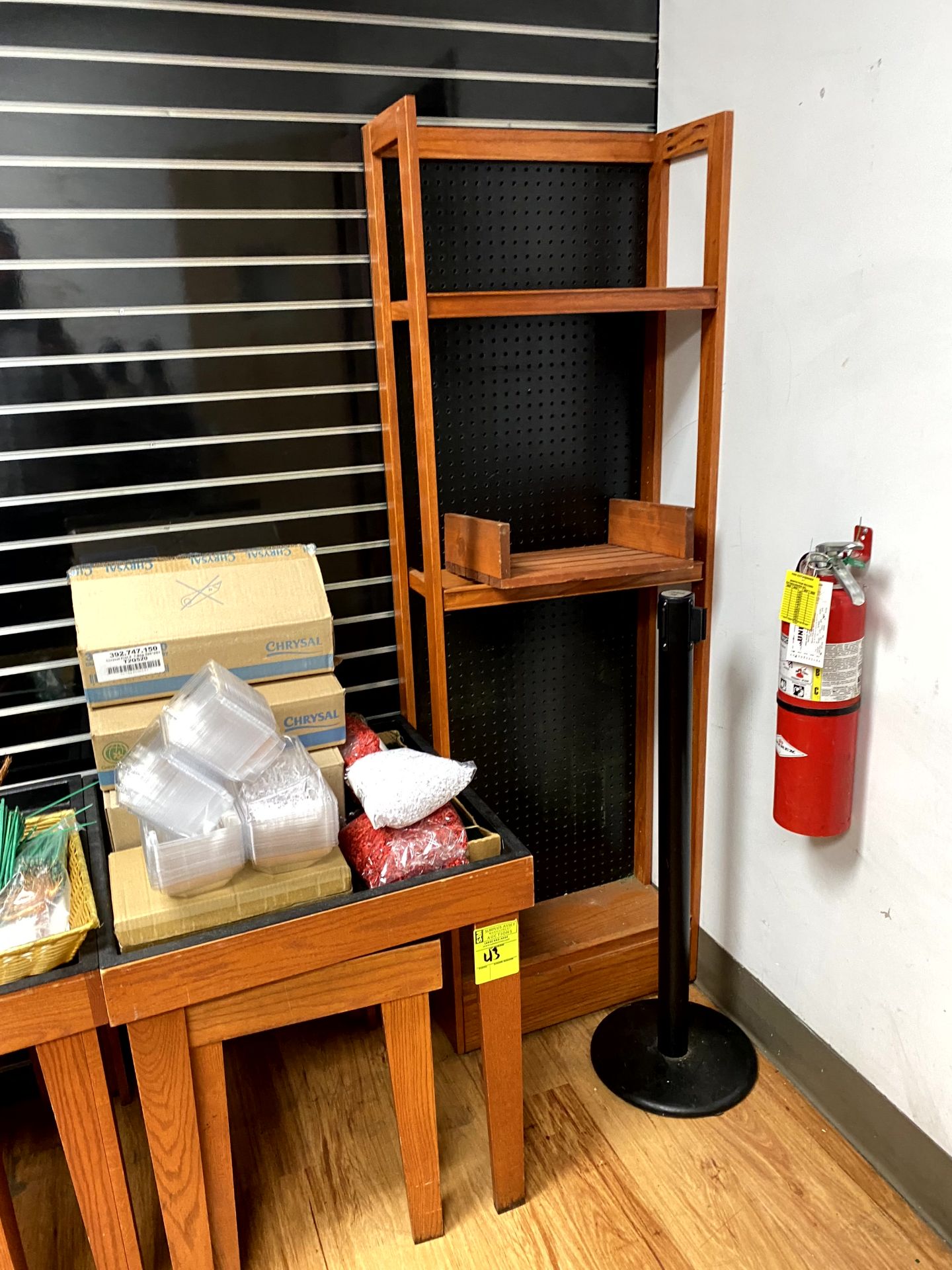 ASSORTED WOOD DISPLAY TABLES - Image 2 of 2