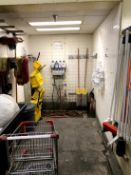 ALL SUPPLIES IN JANITORIAL ALCOVE