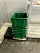 DOLLY WITH GREEN TOTES