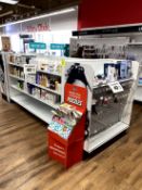 8FT RUN OF MADIX SHELVING