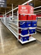 84FT RUN OF MADIX GONDOLA SHELVING
