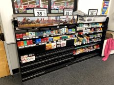 TOBACCO SHELVING IN CUSTOMER SERVICE AREA