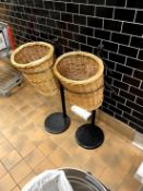 WHICKER BASKET DISPLAYS