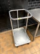 DOLLY WITH WASTE LINER FRAME ATTACHED