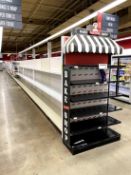 84FT RUN OF MADIX GONDOLA SHELVING