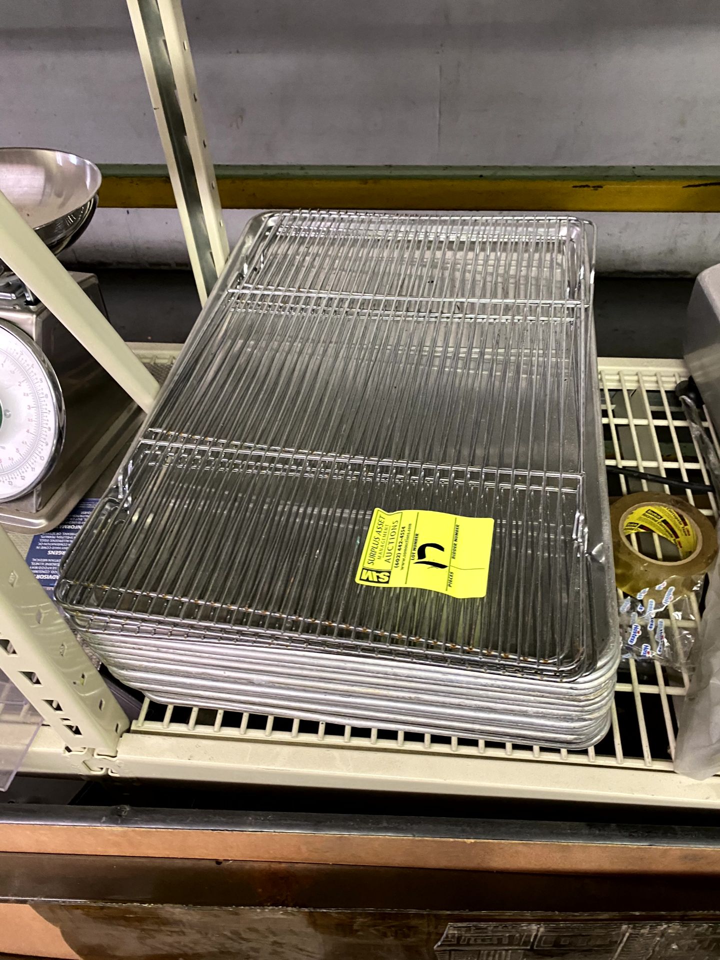 WIRE TRAYS AND 26" X 18" SHEET PANS - Image 2 of 2
