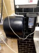 PAPER TOWEL AND SOAP DISPENSER