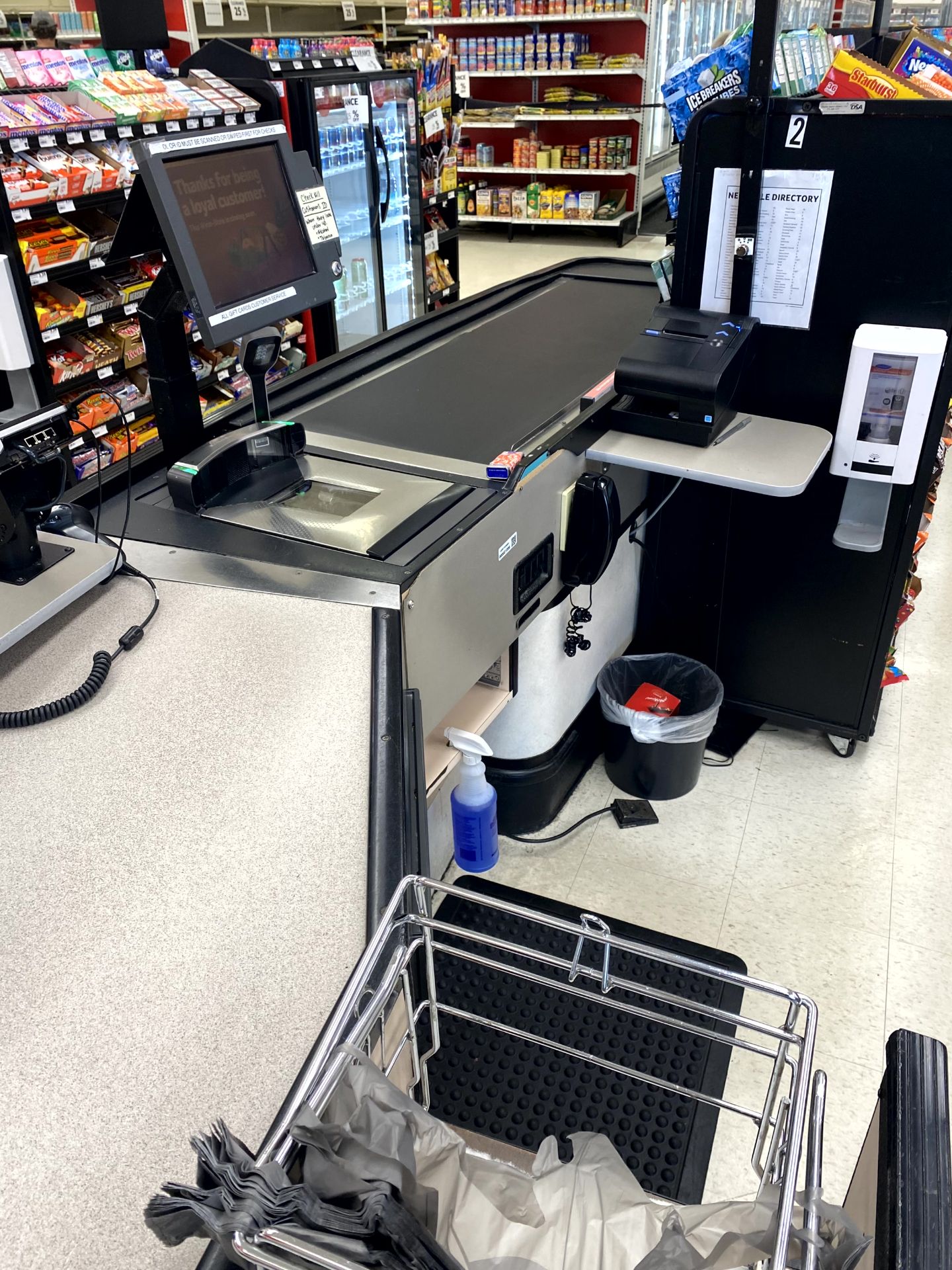 UNMARKED SINGLE BELT CHECKLANE (POS NOT INCLUDED) - Image 3 of 3