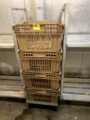 PRODUCE CRATES WITH DOLLY