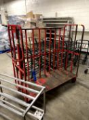 RED STOCKING CART