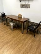 TABLES, CHAIRS IN BREAK ROOM