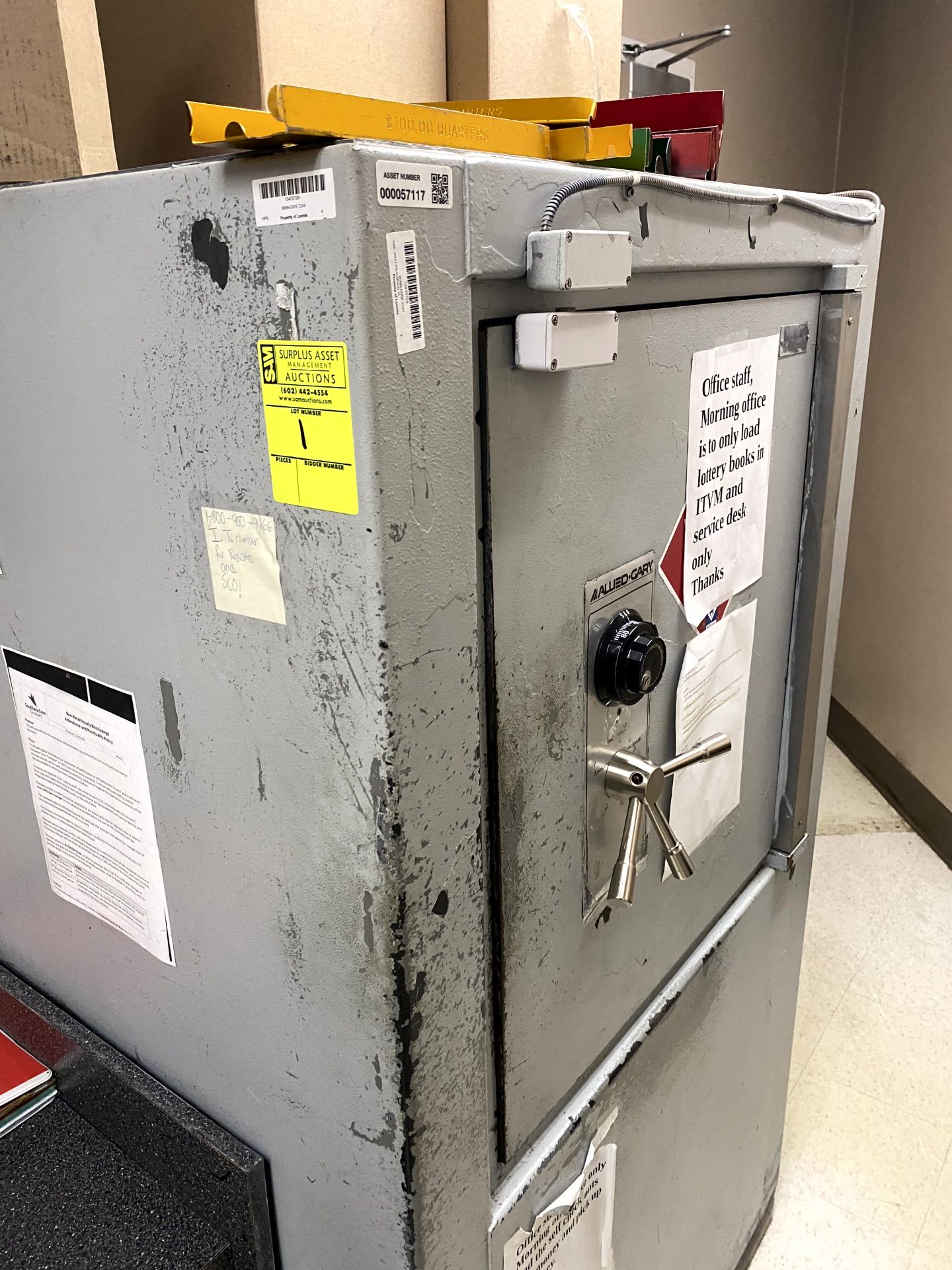 SINGLE DOOR SAFE WITHOUT COMBO - Image 2 of 2