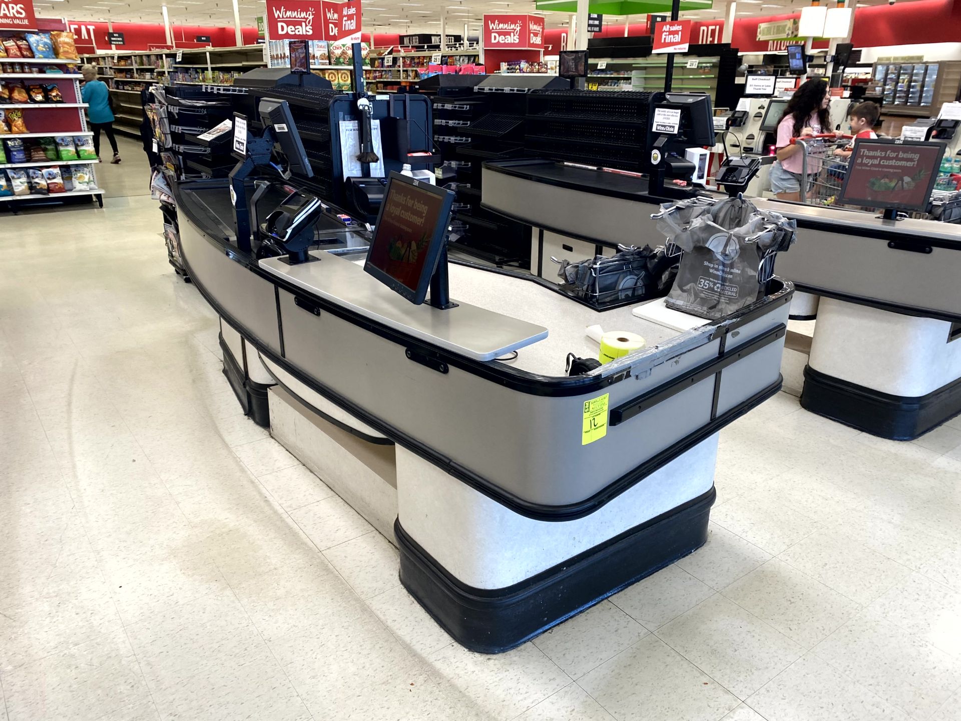 UNMARKED SINGLE BELT CHECKLANE (POS NOT INCLUDED)