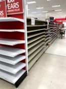 55FT RUN OF MADIX SHELVING