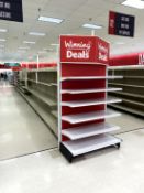 51FT RUN OF MADIX SHELVING