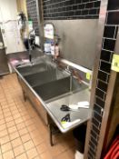 THREE COMPARTMENT STAINLESS STEEL SINK