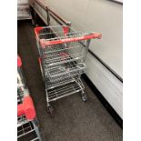 TWO TIER SHOPPING CARTS