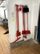 RED CLEANING SUPPLIES